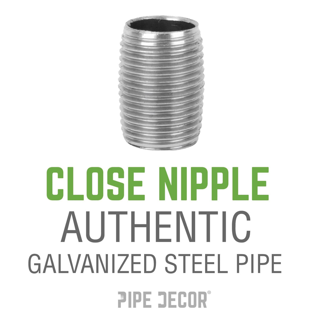 1/2 in. x Close Galvanized Steel Nipple