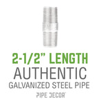 1/4 in. x 2 1/2 in. Galvanized Pipe