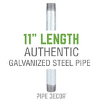 1 in. x 11 in Galvanized Pipe