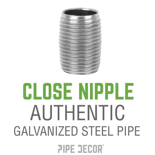 1 in. x Close Galvanized Steel Nipple