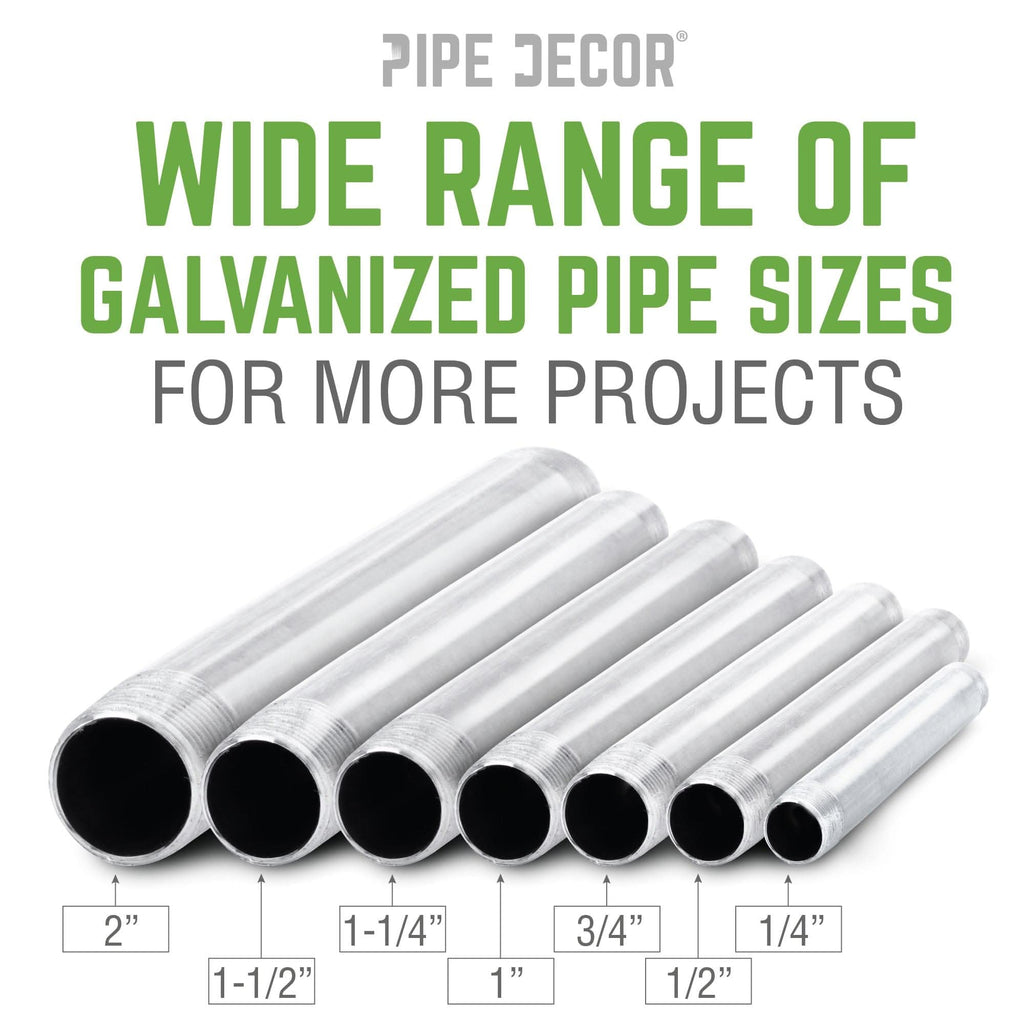 1 in. x Close Galvanized Steel Nipple