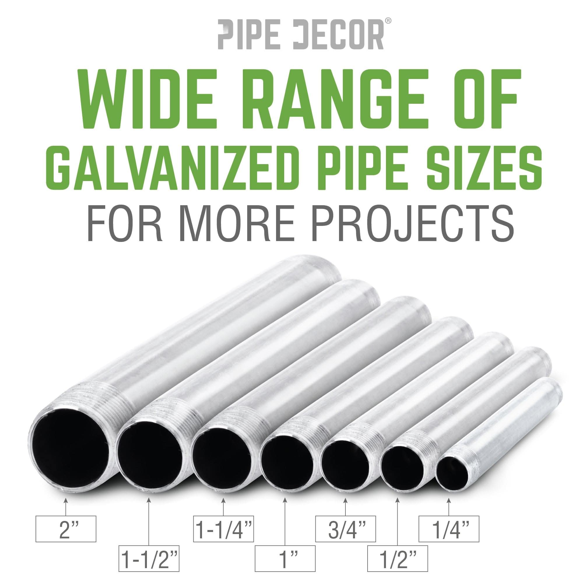 1 in. x Close Galvanized Steel Nipple