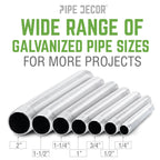 3/4 in. x 4 in. Galvanized Steel Nipple