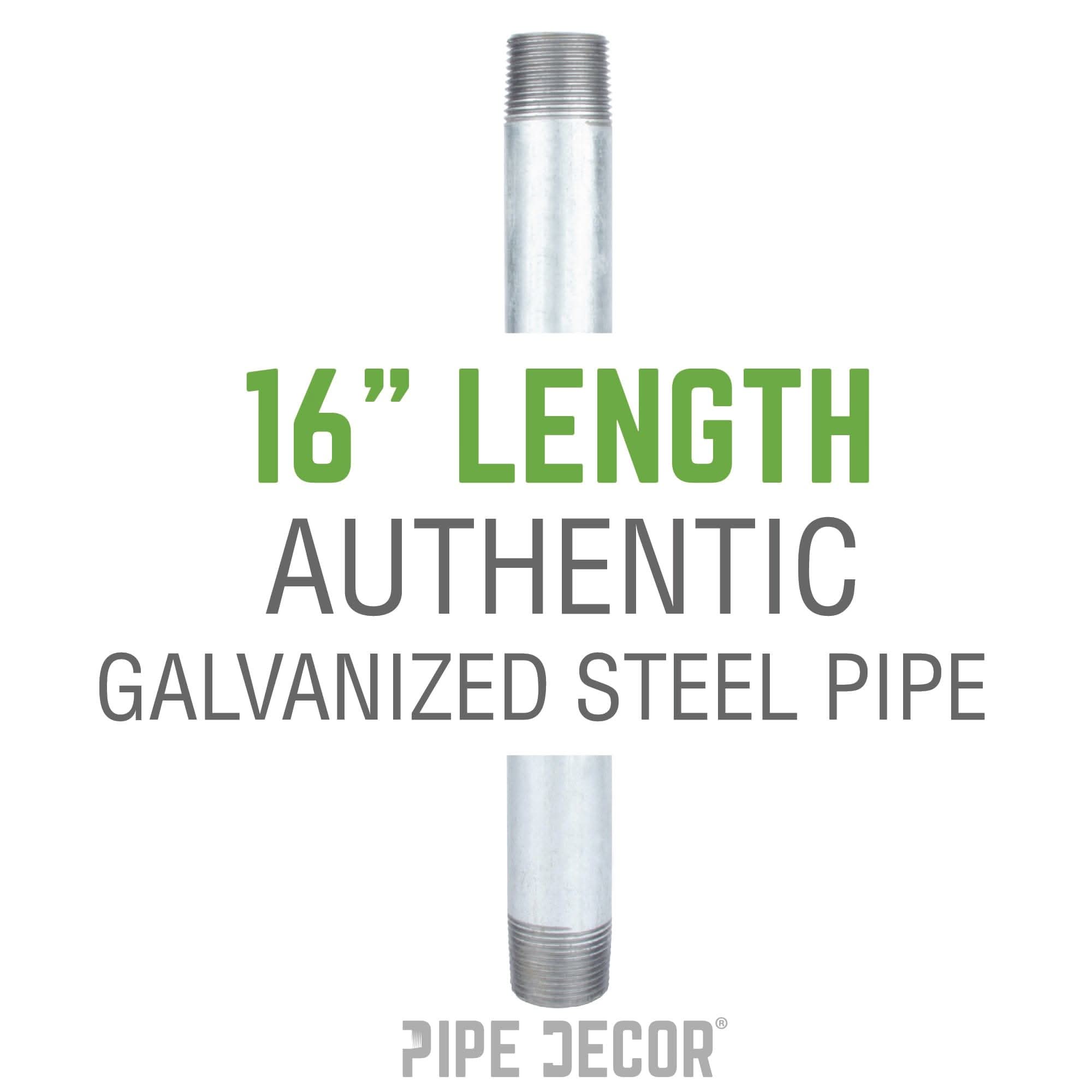 1/2 in. x 16 in. Galvanized Steel Pipe