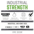 1 in. x 30 in. Galvanized Steel Pipe