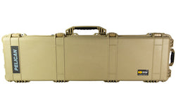 Pelican 1750 Protector Case |  With Polyurethane Foam |  Polypropylene Construction |  Black |  53.60"x16.05"x6.13"