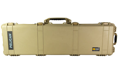 Pelican 1750 Protector Case |  With Polyurethane Foam |  Polypropylene Construction |  Black |  53.60"x16.05"x6.13"