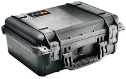 Pelican 1450 Protector Case |  With Polyurethane Foam |  Polypropylene Construction |  Black |  16.44"x13"x6.82" |  6.39 lbs