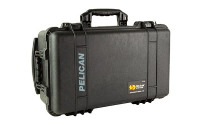 Pelican 1510 Protector Carry-On Case |  With Polyurethane Foam |  Polypropylene Construction |  Black |  22.00"x13.81"x9.00"