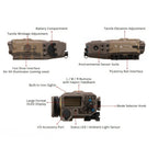 Maztech X4-LRF Gen 2: Improved Up to 16,400 Yards Ranging & Ballistic Solver - Enhanced Laser Precision