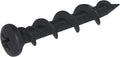 1/4 x 1 1/4 Phillips Pan Wall-Dog™ Light Duty Anchors Black - Box (100)