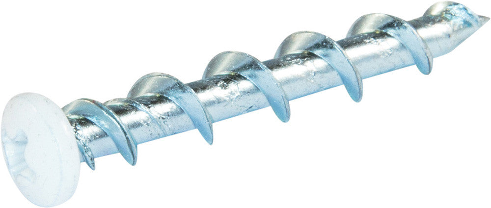 1/4 x 1 1/2 Phillips Pan Wall-Dog™ Light Duty Anchors White - Carton (500)
