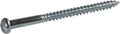 8 x 2 1/2 Phillips Round Head Wood Screw Zinc Plated