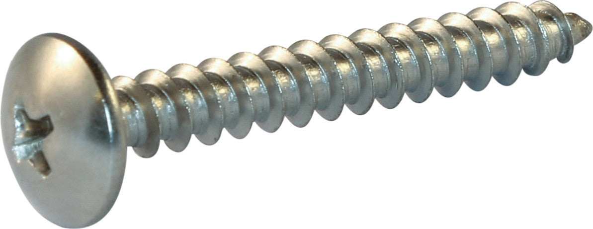 10 x 1/2 Phillips Truss Head Sheet Metal Screw 18-8 (A2) Stainless Steel
