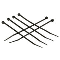 14 in.  Len x 50 lbs rated (0.18 w) - Proferred Nylon 66 UV Rated 1000 Hrs Black Cable Ties - Pkg (500)