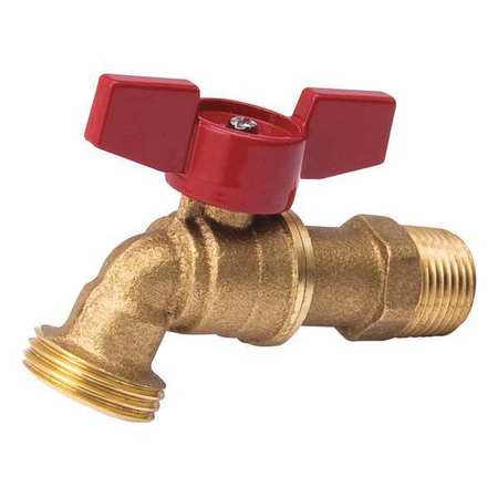 Ball Hose Bibb Valve, Ips 1/2"