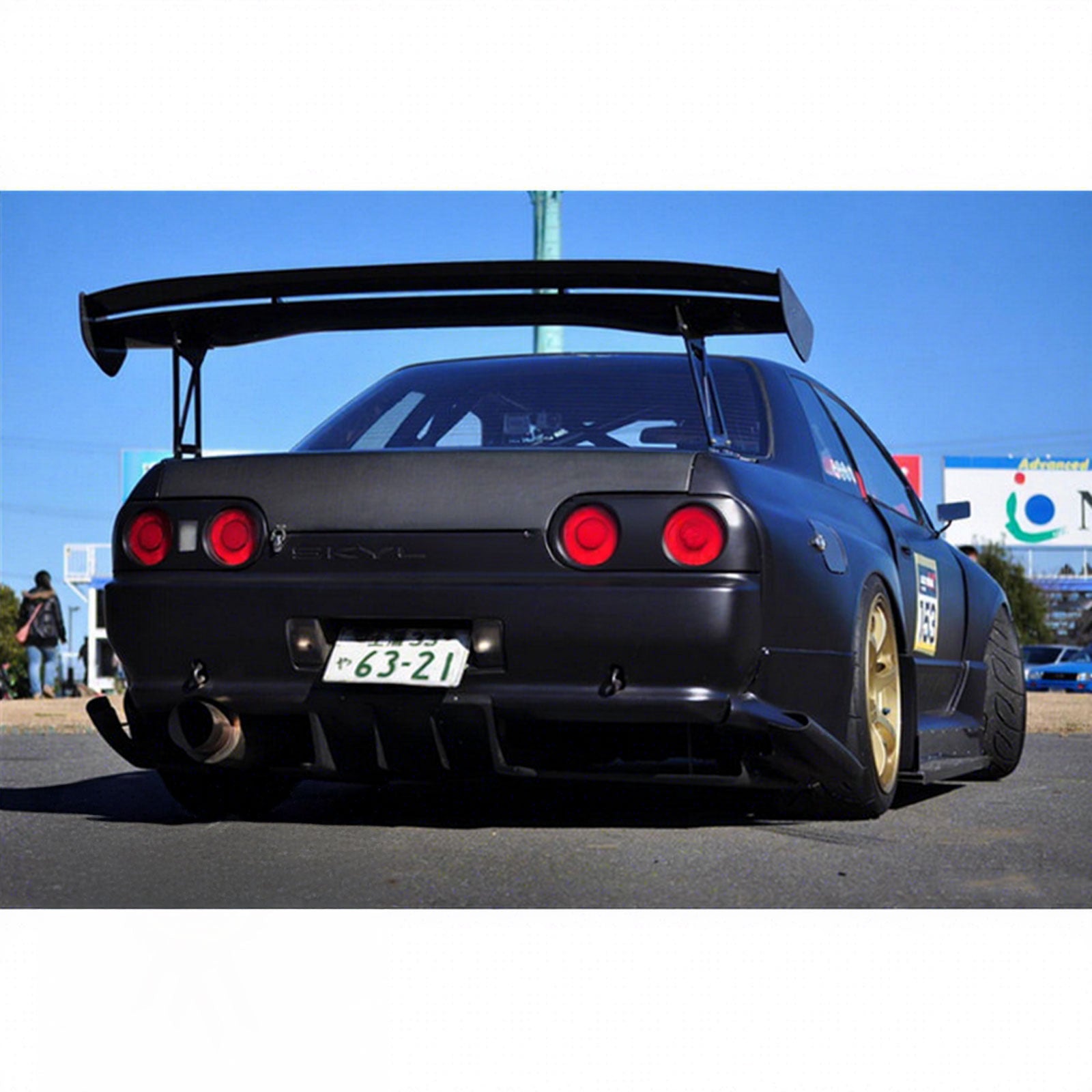 FRP Fiberglass TS Type 2 Rear Diffuser for Nissan Skyline R32 GTR 89–94