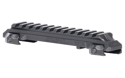 Reptilia RMU Mount/Riser -  .625" Height -  12 Slot -  Fits 1913 Picatinny Rail -  Anodized Finish -  Black