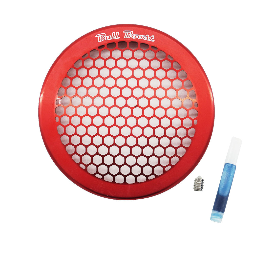 Red Billet 4" Inch Turbo Inlet Guard Velocity Stack Adapter Bellmouth Intake Hex