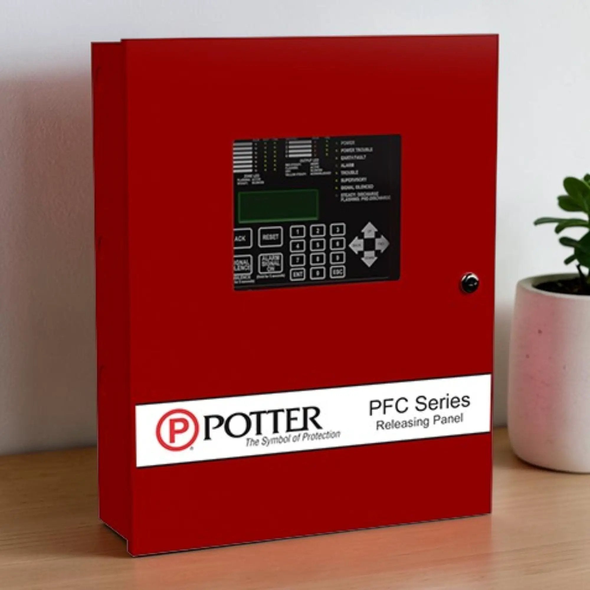 Release Control Panel Red for Fire Suppression System