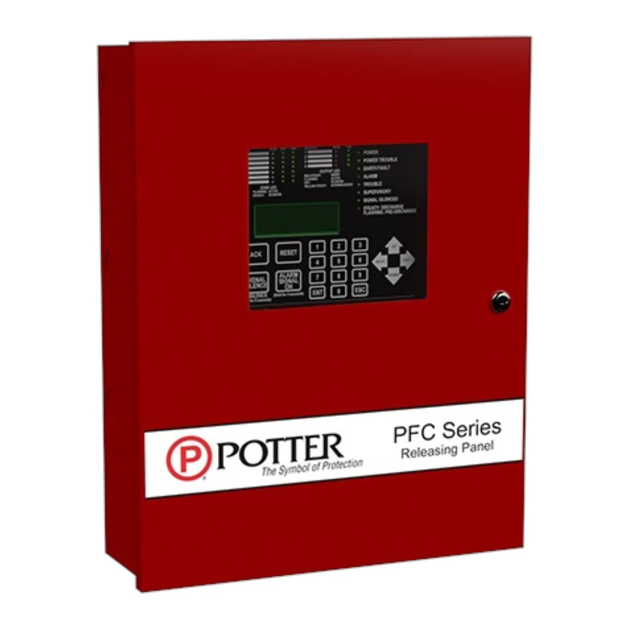 Release Control Panel Red for Fire Suppression System