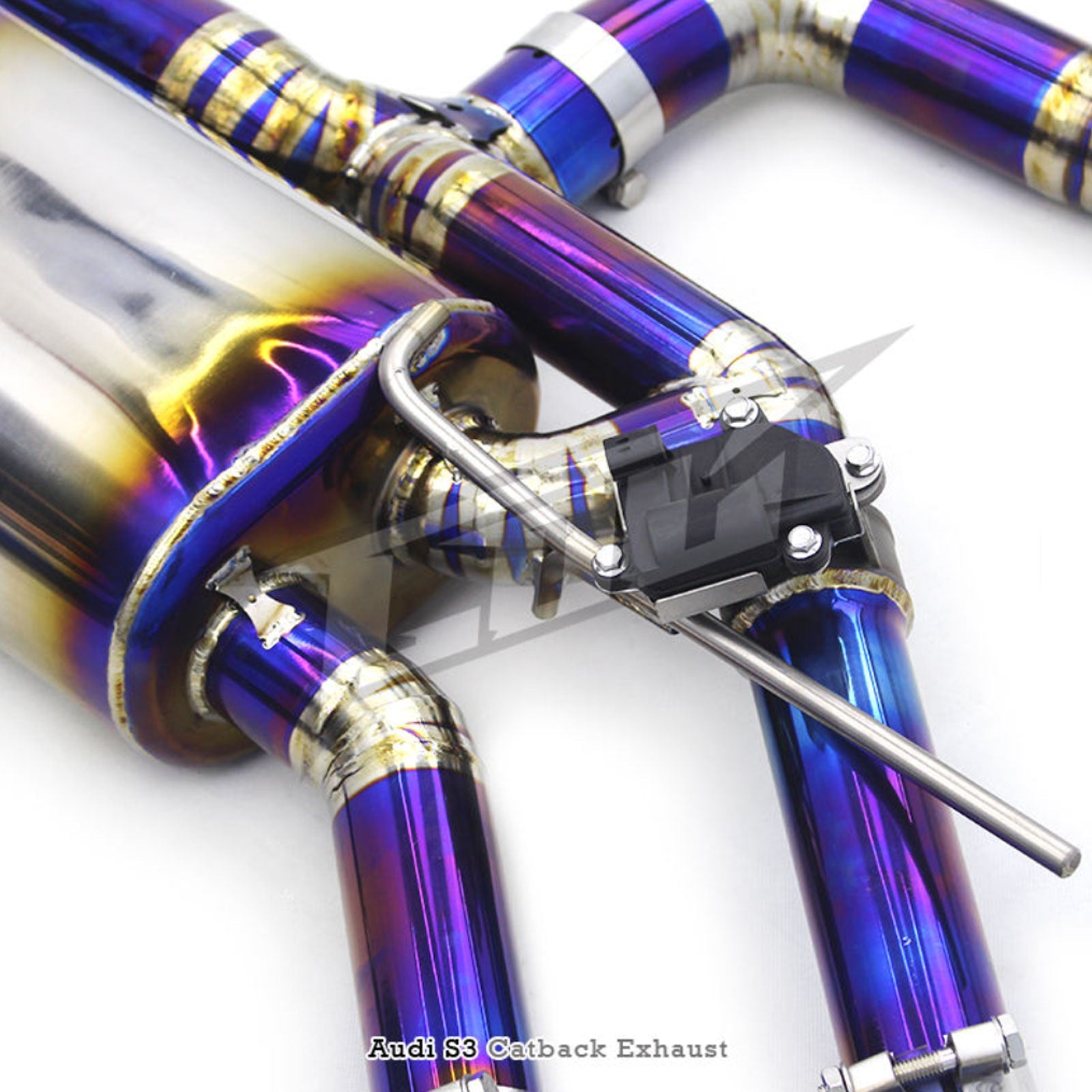 Titanium Valved Catback Exhaust System for Audi S3 2.0T