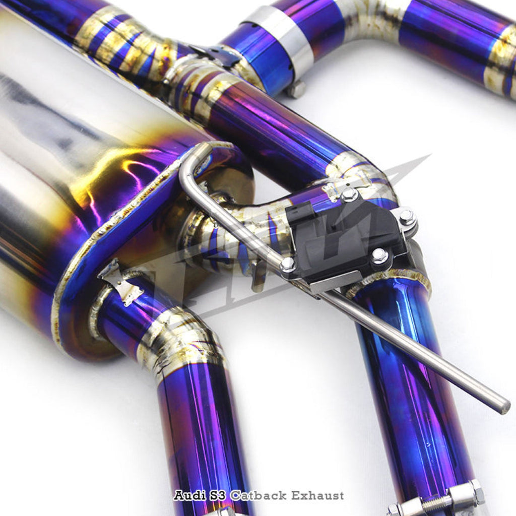 Titanium Valved Catback Exhaust System for Audi TT TTS 8S MK3 2.0T 8S 2015+