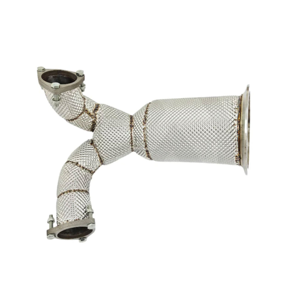 Free Flow Stainless Exhaust Downpipe for Audi S4 S5 B9 3.0T