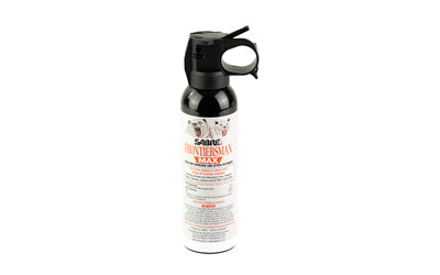 Sabre Frontiersman Max |  Bear and Mountain Lion Spray |  7.9 Ounces |  Black |  Glow in the Dark Safety