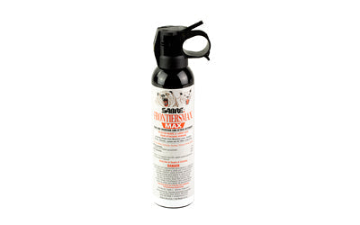 Sabre Frontiersman Max |  Bear and Mountain Lion Spray |  9.2 Ounces |  Black |  Glow in the Dark Safety