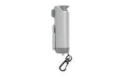 Sabre Safe Escape 3-In-1 Automotive Tool |  Pepper Gel |  Hard Case |  .54oz |  Light Gray |  Includes Key Clip |  Seatbelt Cutter and Glass Breaker