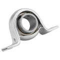 SBPP203, Pressed Steel Pillow Block, 0.669" Bore, with locking set screw for reliable operation.