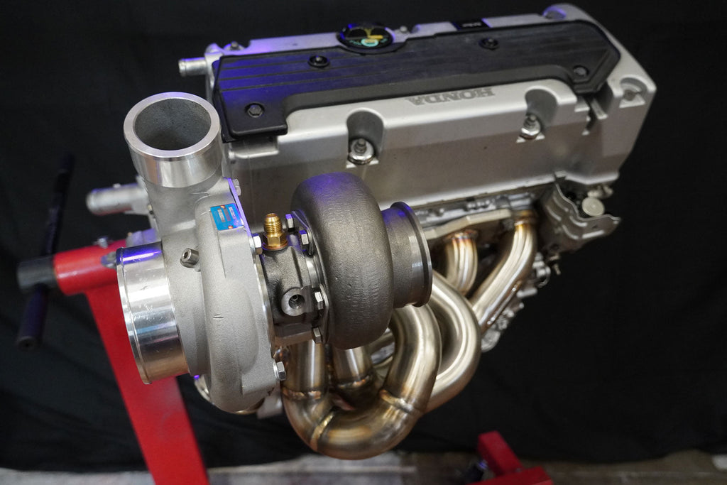K Series Top Mount Manifold K20 K24 T4 .82 Billet Turbo K Swap Kit EG EK Civic Integra DC2 RSX EP3