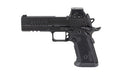 Sig Sauer P211 GT5 |  Semi-automatic |  Single Action Only |  Metal Frame Pistol |  Full Size |  9MM |  5" Bull Barrel |  Nitron Finish |  Black |  Black G10 Grips |  Optic Ready with SIG-LOC PRO Footprint |  XRAY3 Day/Night Front Sight |  Black Fixed Rea