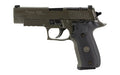 Sig Sauer P226 |  Legion |  Massachusetts Compliant |  Double Action/Single Action |  Semi-automatic |  Full Size |  9MM |  4.4" Barrel |  Alloy |  Legion Gray |  Black G10 Grips |  Sig X-RAY Day/Night Sights |  Optic Ready |  Decocker |  10 Rounds |  P-S