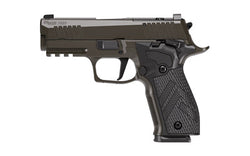 Sig Sauer P226-XCARRY LEGION |  Semi-automatic |  Single Action Only |  Metal Frame Pistol |  Carry Size |  9MM |  3.8" Barrel |  Cerakote Finish |  Legion Gray |  Sig-Loc Pro Optics Ready Slide |  X-Ray 3 Night Sights |  Manual Safety |  G10 Grips |  18