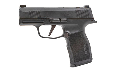 Sig Sauer P365X |  Striker Fired |  Sub-Compact |  Polymer Frame Pistol |  Subcompact |  9MM |  3.1" Barrel |  Matte Finish |  Black |  X-Ray 3 Night Sights |  Optic Ready |  12 Rounds |  2 Magazines