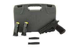 Sig Sauer P365 FUSE COMP |  Semi-automatic |  Striker Fired |  Polymer Frame Pistol |  Compact |  9MM |  3.7" Barrel |  Integrally Compensated Slide |  Nitron Finish |  Black |  XRay3 Day/Night Sights |  Optics Ready Slide |  SIG-LOC Compact Footprint |