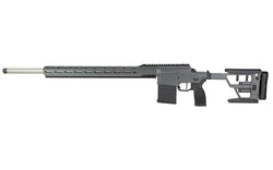 Sig Sauer Cross PRS |  Bolt Action |  308 Winchester |  24" Stainless Heavy Contour 5R Barrel |  2 Piece Free Floating Handguard With Steel Arca Rail |  Steel Frame Folding Stock |  Forward Angle PRS Style Grip |  Cerakote Elite Concrete Finish |  10 Roun