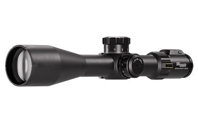 Sig Sauer BRAVO6T-BDX |  Rifle Scope |  5-30X56mm |  First Focal Plane |  DEV-L MRAD 2.0 Illuminated Reticle |  Side Focus |  35mm |  Matte Finish |  Black |  Includes ALPHA5 Mount with LRF Diving Board