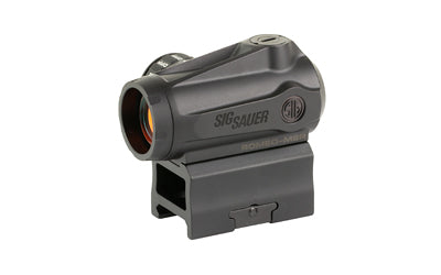 Sig Sauer ROMEO MSR |  Gen II |  Red Dot Sight |  1X20MM |  2 MOA Dot |  Black |  Includes See-Through Riser Mount