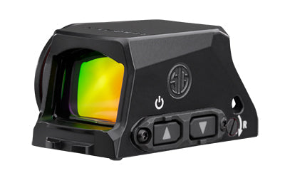 Sig Sauer ROMEO-X |  Green Dot Sight |  24mm Objective |  32 MOA Circle and 2 MOA Green Dot |  Matte Finish |  Black |  SIG-LOC Footprint |  Enclosed Emitter