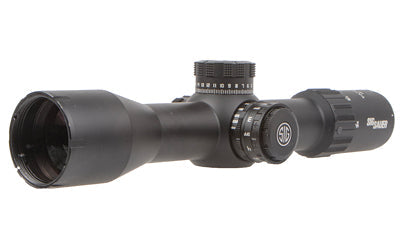 Sig Sauer TANGO DMR |  Rifle Scope |  3-18X44mm |  First Focal Plane |  DEV-L-MOA 2.0 Illuminated Reticle |  Side Focus |  34mm |  0.25 MOA Adjustable |  Black