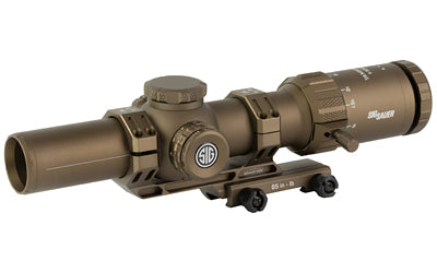 Sig Sauer Tango MSR |  Rifle Scope |  1-10X28 |  BDC10 Illuminated Reticle |  Second Focal Plane |  34mm Main Body Tube |  Matte Finish |  Coyote Brown |  Includes Alpha MSR Mount and Flip Back Covers
