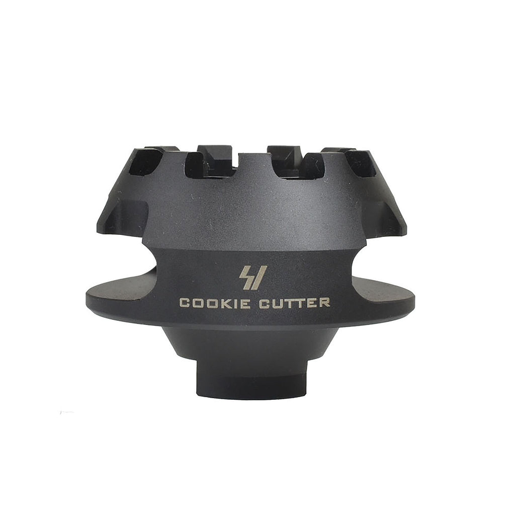 Cookie Cutter Muzzle Brake - Single Chamber Design to Eliminate Recoil Force - For AR/ AK pistols