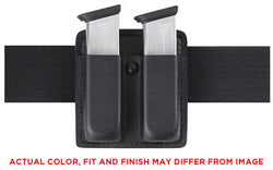 Safariland Model 73 Open Top Double Magazine Pouch |  For 2.25" Duty Belts |  Fits Glock 17 |  Hardshell STX |  STX Tactical Black Finish