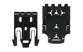 Safariland QLS |  Platform Kit |  1 Male & 1 Female |  Mounting Hardware |  Polymer |  Black