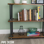 3/4 in. Black Square Floor Flange