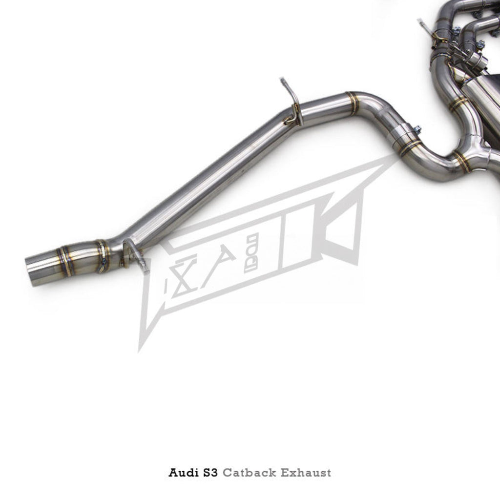 Stainless Valved Catback Exhaust System for Audi TT TTS 8S MK3 2.0T 8S 2015+