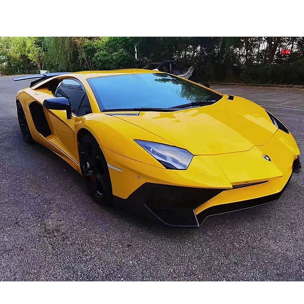 LP750 SV Style Semi Carbon Fiber Front Bumper for Lamborghini Aventador LP700 LP720 Upgrade